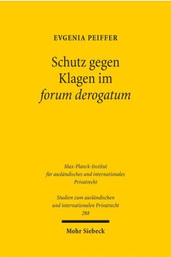 Schutz gegen Klagen im forum derogatum