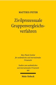 Zivilprozessuale Gruppenvergleichsverfahren