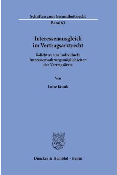 Interessenausgleich im Vertragsarztrecht.