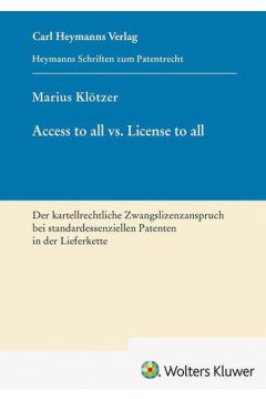Access to all vs. License to all (HSP 31)