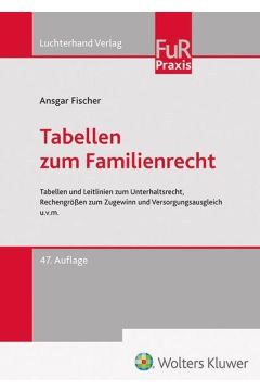 Tabellen zum Familienrecht