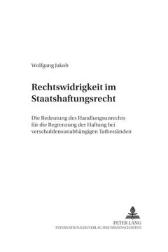 Rechtswidrigkeit im Staatshaftungsrecht