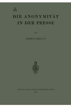 Die Anonymität in der Presse
