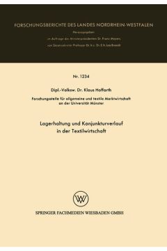 Lagerhaltung und Konjunkturverlauf in der Textilwirtschaft
