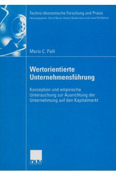 Wertorientierte Unternehmensführung