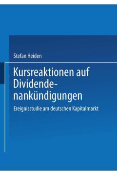 Kursreaktionen auf Dividendenankündigungen
