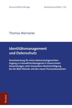 Identitätsmanagement und Datenschutz