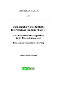 Europäische wirtschaftliche Interessenvereinigung (EWIV)