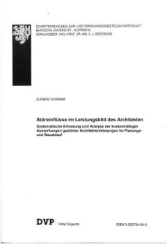 Störeinflüsse im Leistungsbild des Architekten