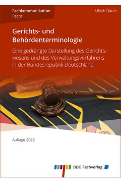 Gerichts- und Behördenterminologie 2022
